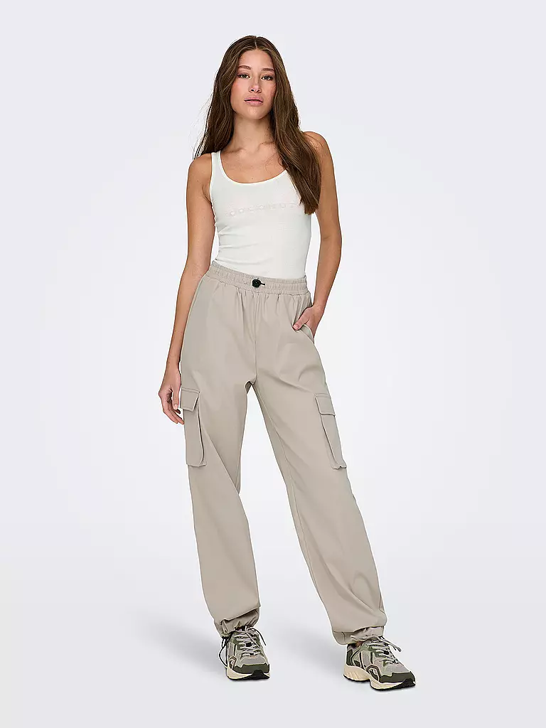 ONLY Cargohose ONLCASHI hellgrau