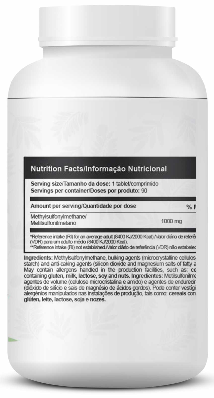 Zumub MSM 1000 mg 90 comprimidos