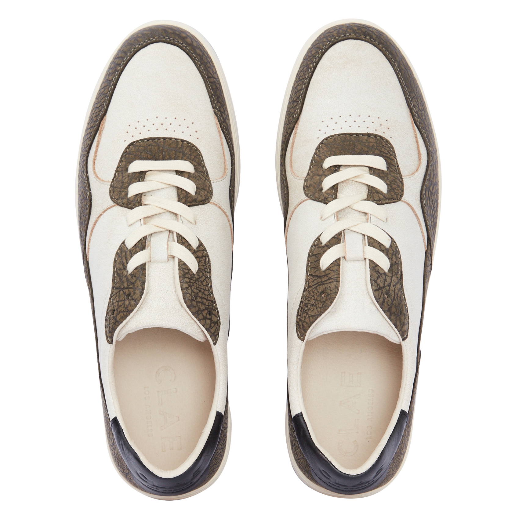 ELFORD - Baskets basses en cuir | Beige