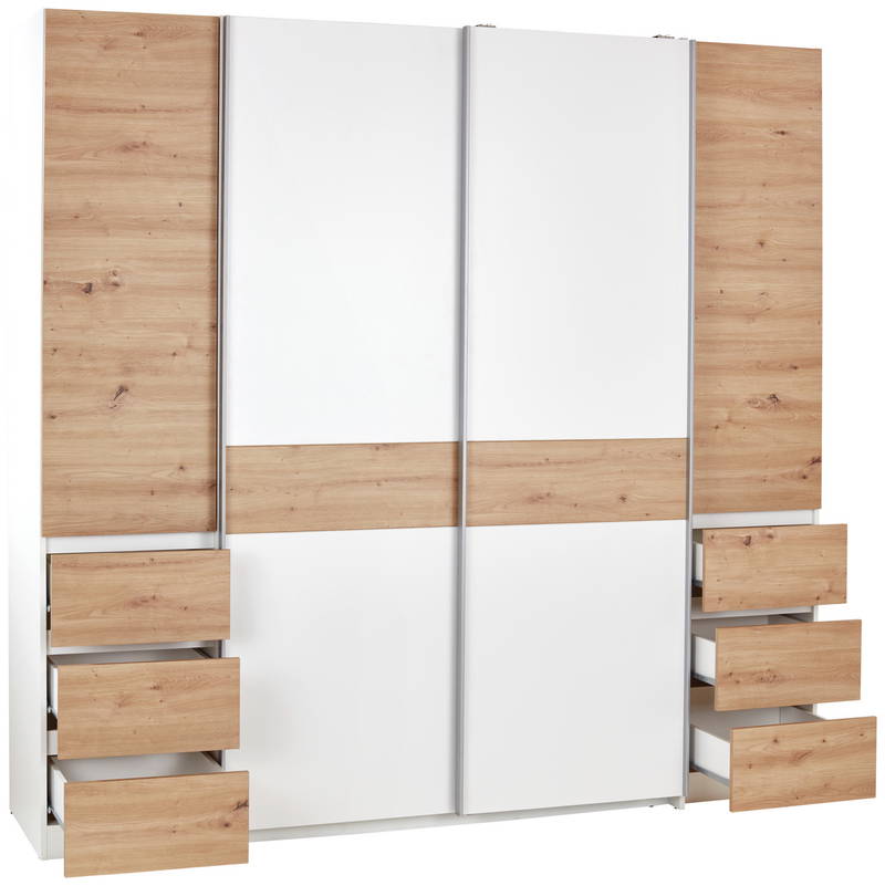 Z2 Dreh-/Schwebetürenschrank 4trg FABIO