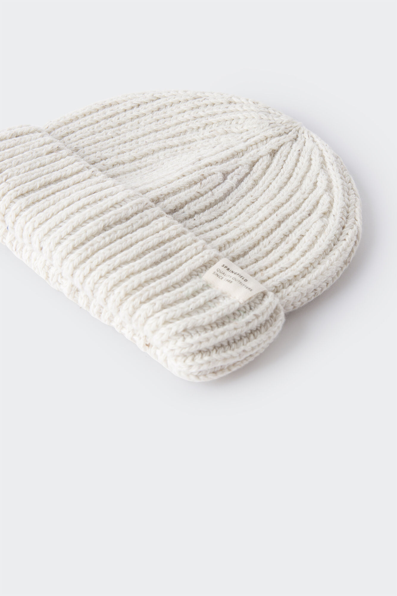 Gorro de malha mesclada para menina