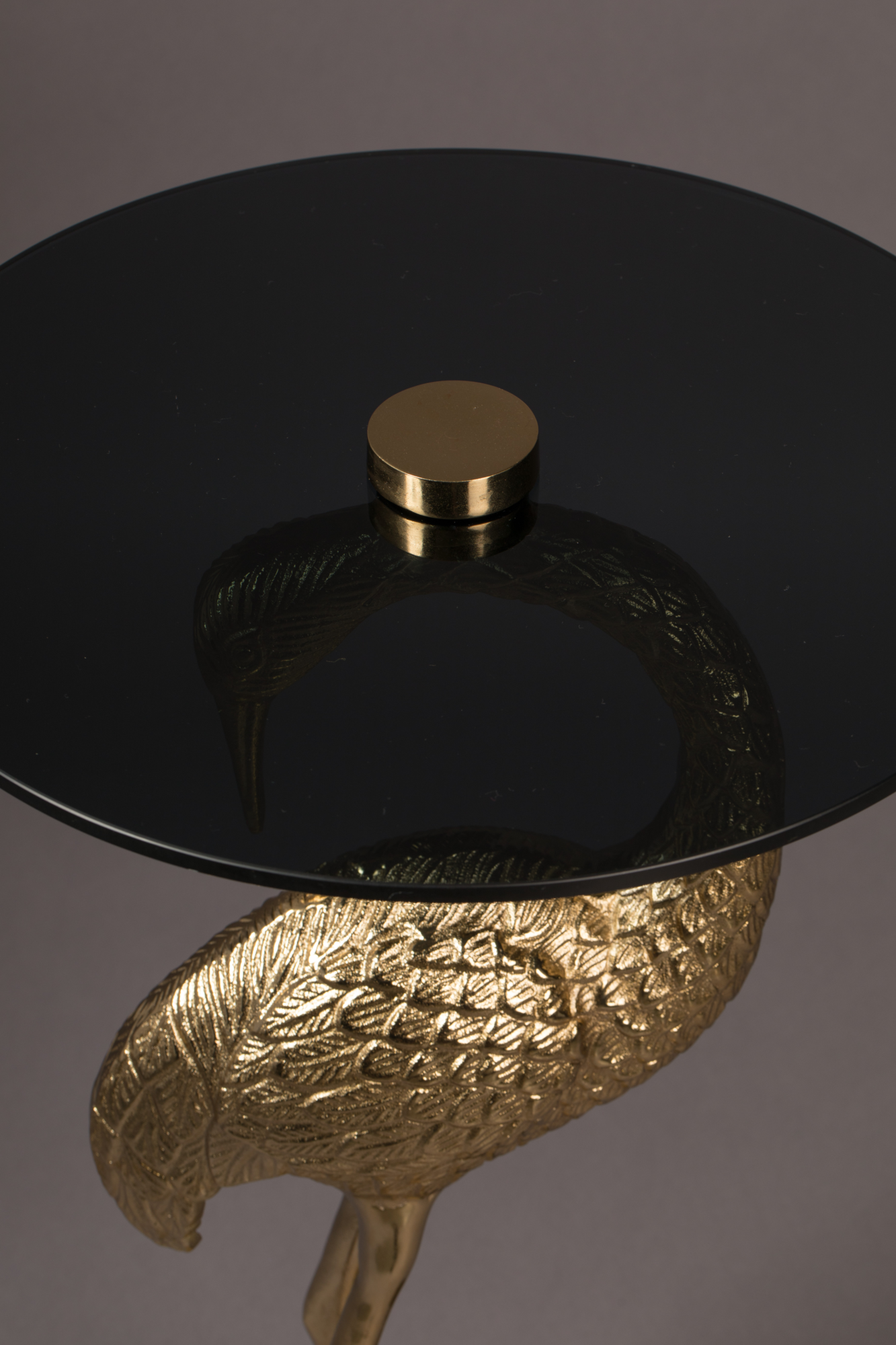 Dutchbone bijzettafel Crane Dutchbone Crane bijzettafel goud