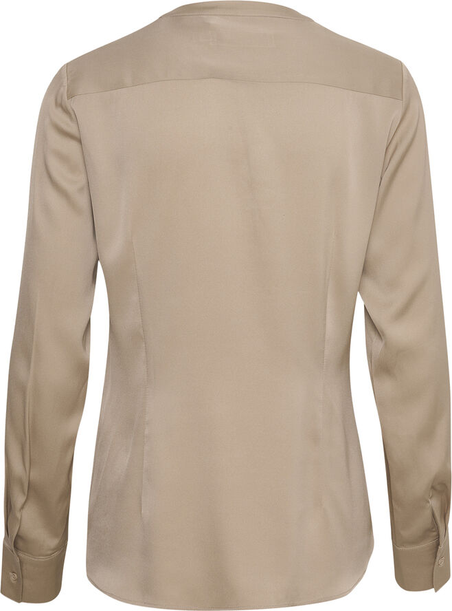 InWear LikoIW Shirt Premium - 93% Silk Cobblestone