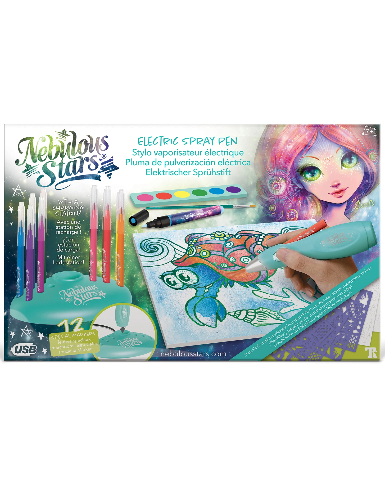Airbrush-Set DELUXE mit elektrischem Stift