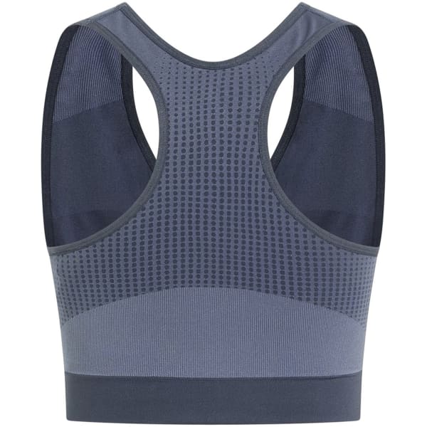 Brassière trail ODLO SEAMLESS HIGH SPORT BRA INDIA INK/FOLKSTONE GRAY