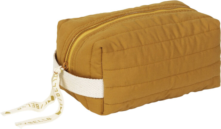 Fabelab Quilted toiletry bag - Ochre Ochre