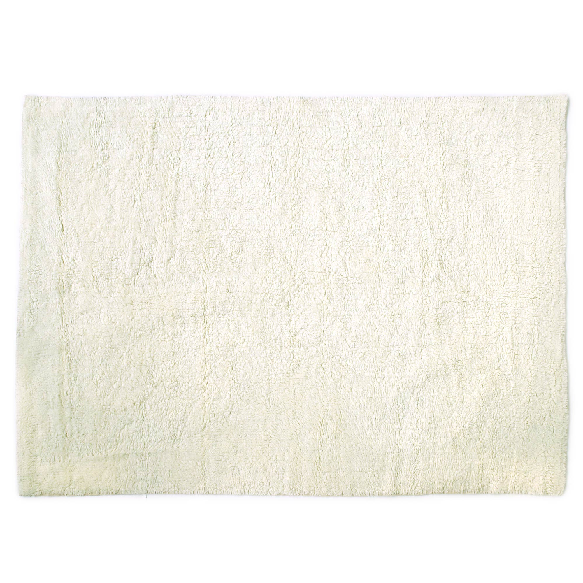 Woll-Teppich 'Mariza' weiß, B 200 cm, L 140 cm von fischer's lagerhaus