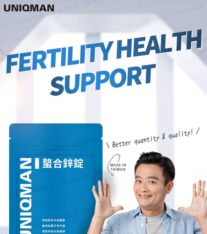 BHK's - Uniqman gechelateerde zinktablet