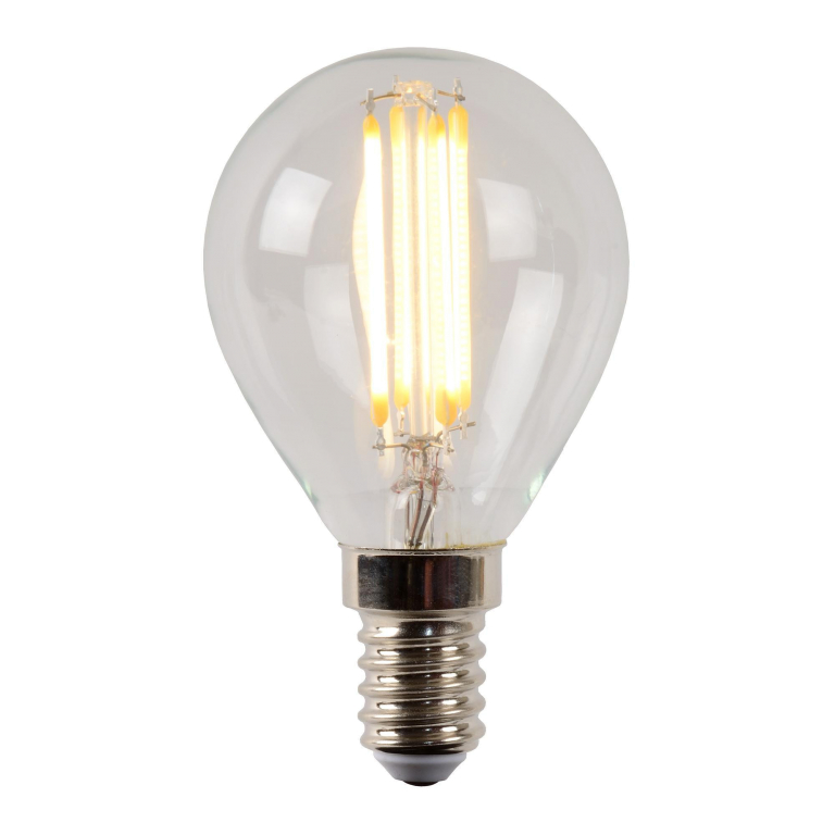 Lucide P45 LED lichtbron E14 4W 2700K transparant dimbaar