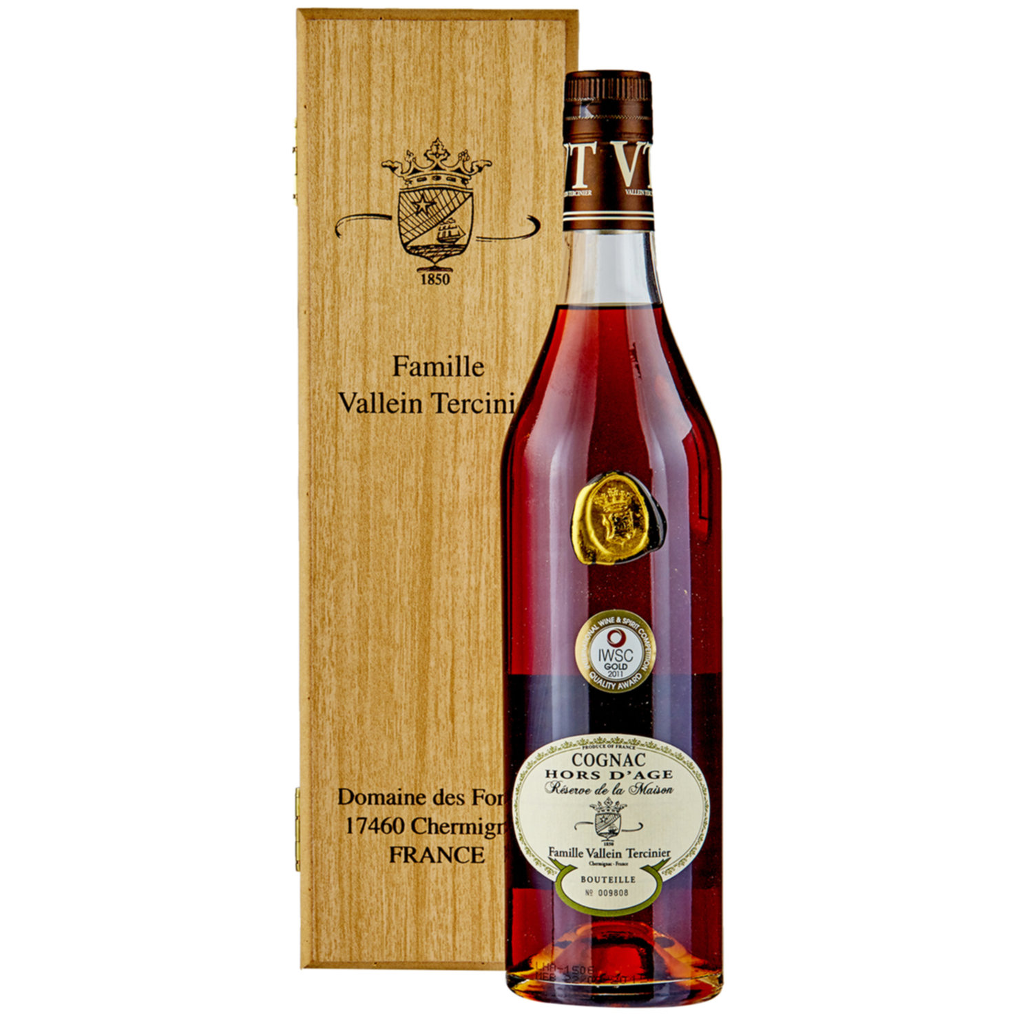 Cognac Vallein Tercinier Hors d'Age -70cl