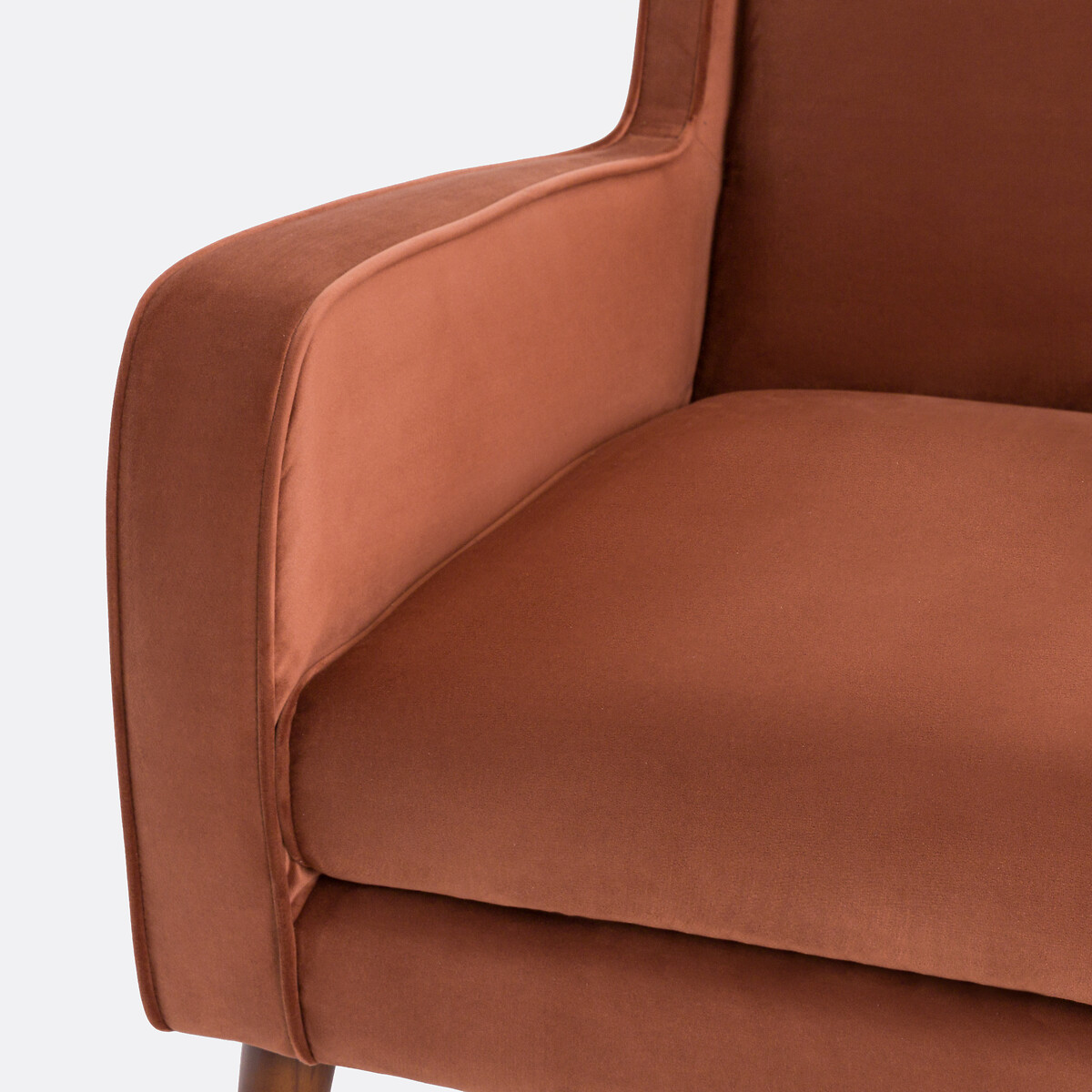 LA REDOUTE INTERIEURS<br>Poltrona XXL em fluweel, (Y)