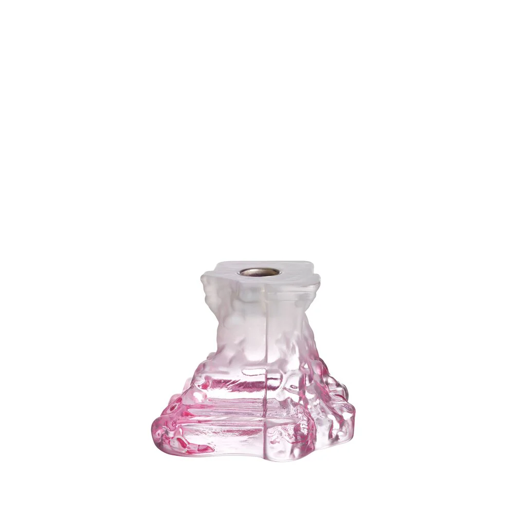 Kosta Boda  Rocky Baroque lysestage, spicy rose - H9,5 cm.