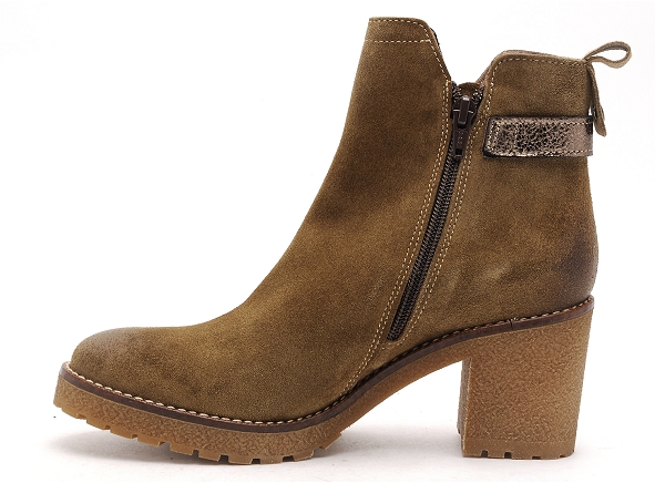 Minka boots bottine talons femme rayan marron