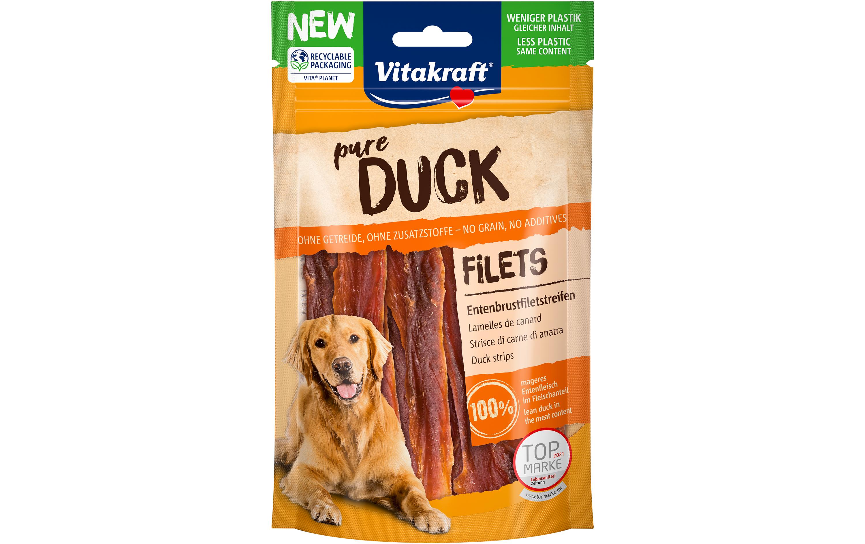 Kaustange Pure DuckKauspass für Hunde
