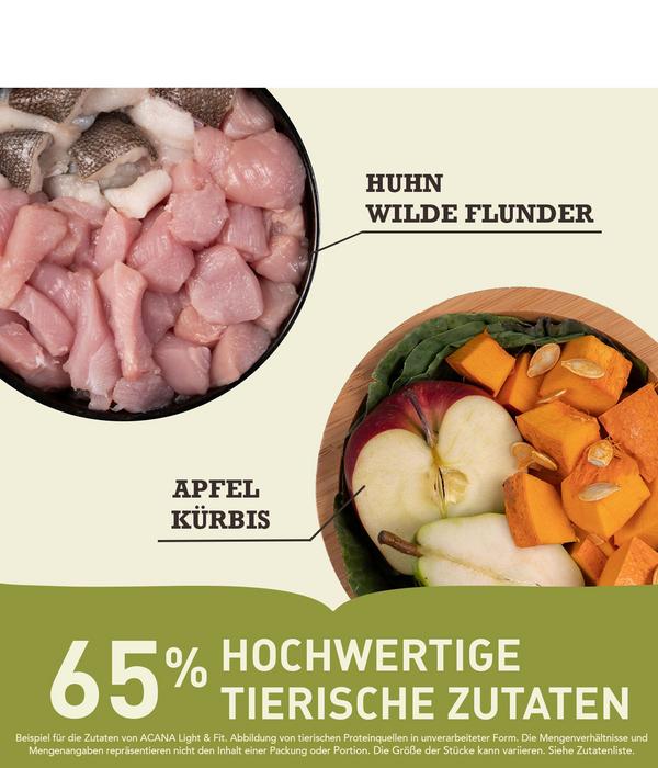 ACANA Trockenfutter für Hunde Heritage Light