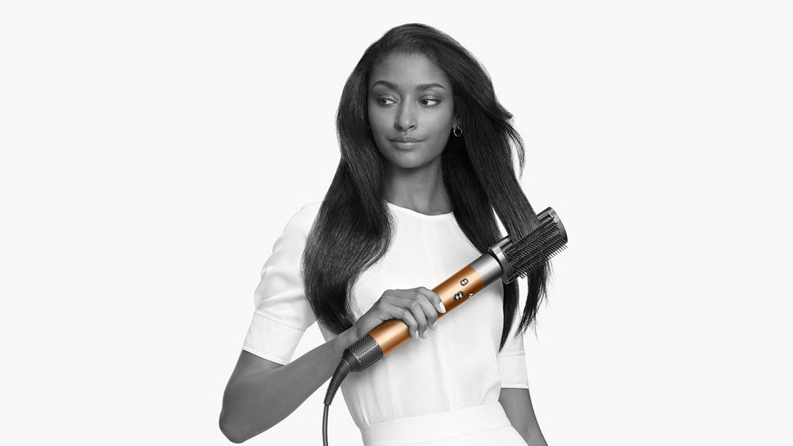 Airwrap Complete Long Multi Haarstyler HS05 mit 6 Aufsätzen (395915-01) - Blau / Kupfer