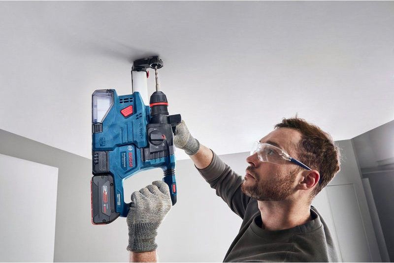 Bosch - GBH 18V-22 X - Boorhamer - Blauw - Kunststof