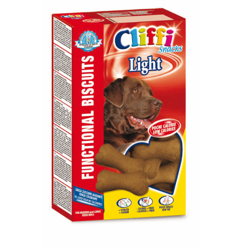 BISCOITOS CLIFFI LIGHT (RAÇAS GRANDES 350 g)