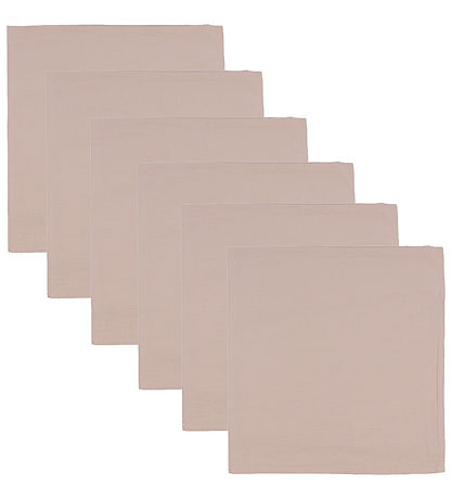 Mininor Spucktücher - 6er-Pack - Peach