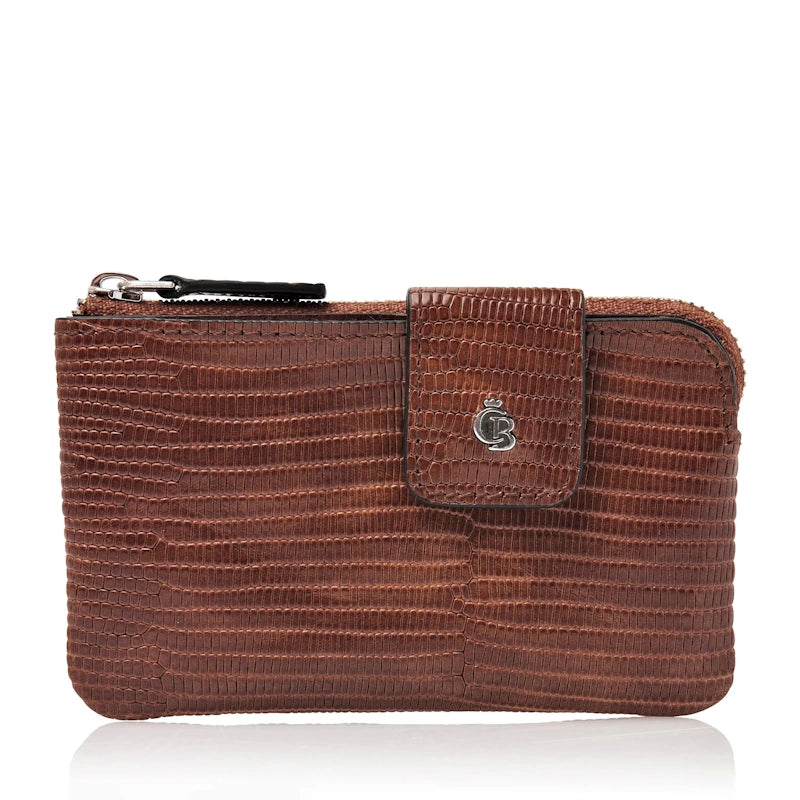 Castelijn & Beerens Donna Sleuteletui Rits RFID Protected Cognac