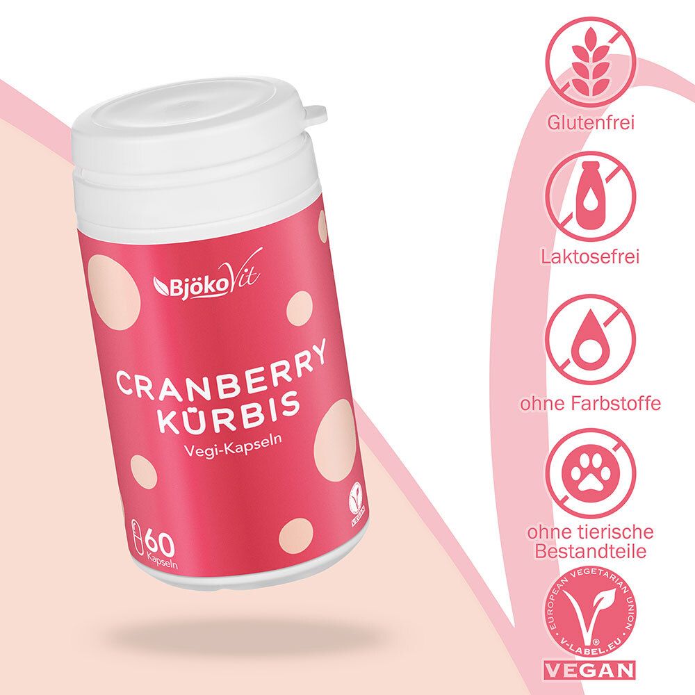BjökoVit Cranberry-Kürbis Vegi-Kapseln
