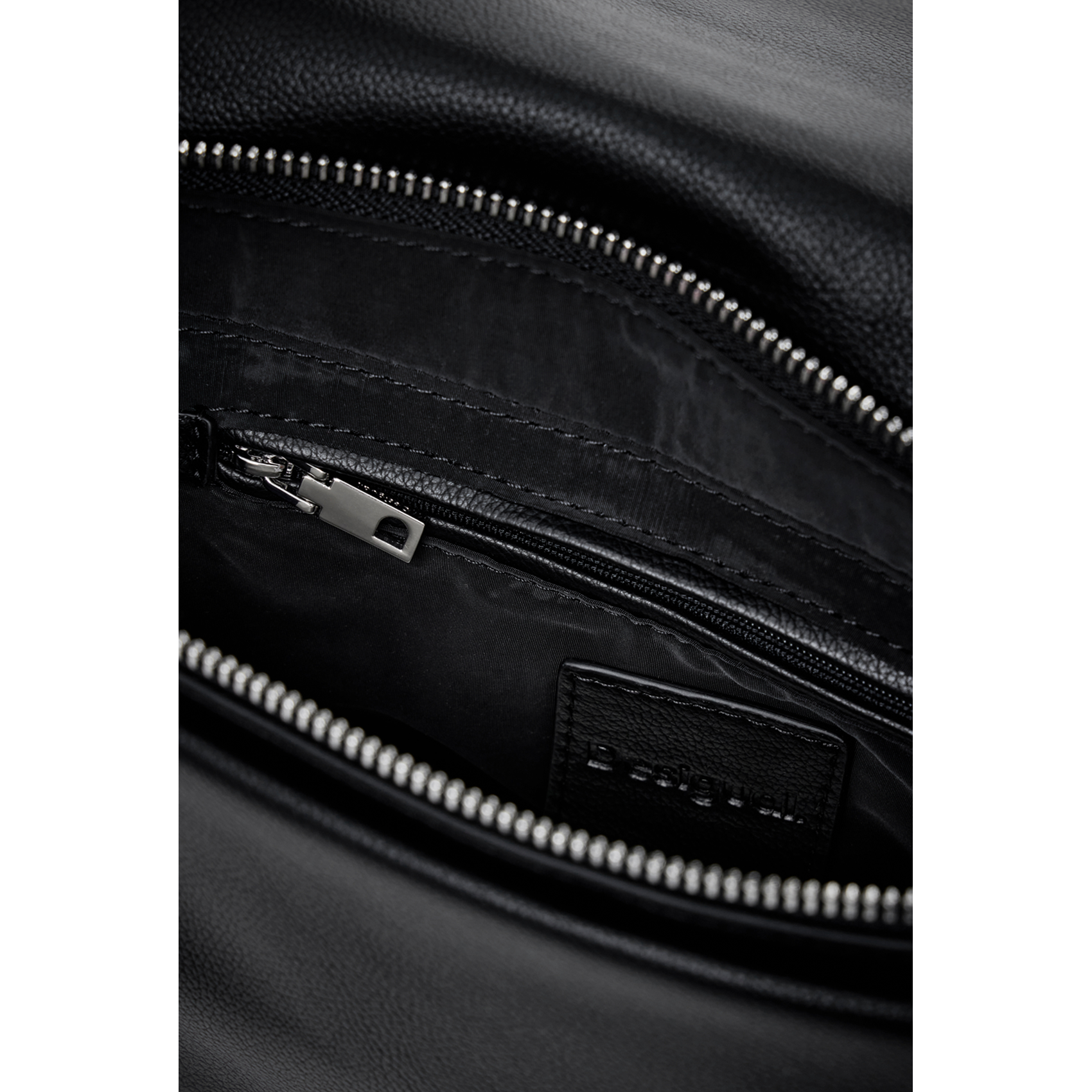 Sac porté épaule brodé | Noir