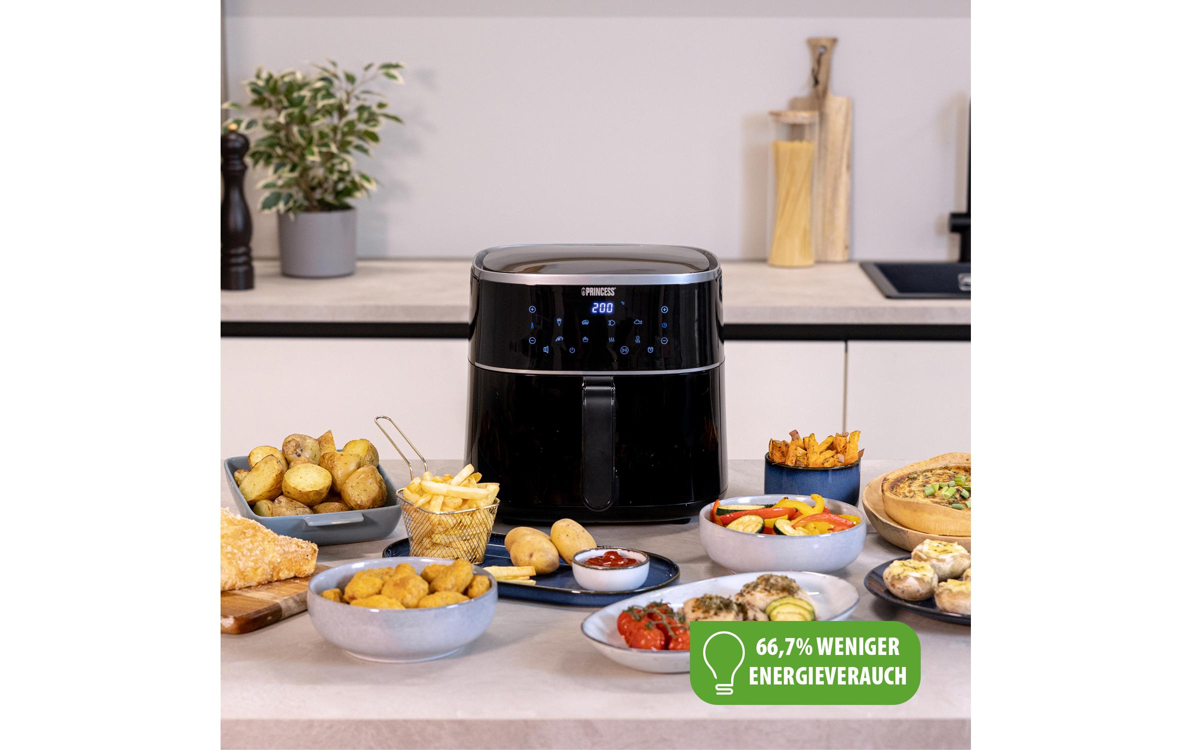 Heissluft-Fritteuse 182244 Digitaler Airfryer 6 lDigitale Heissluftfritteuse