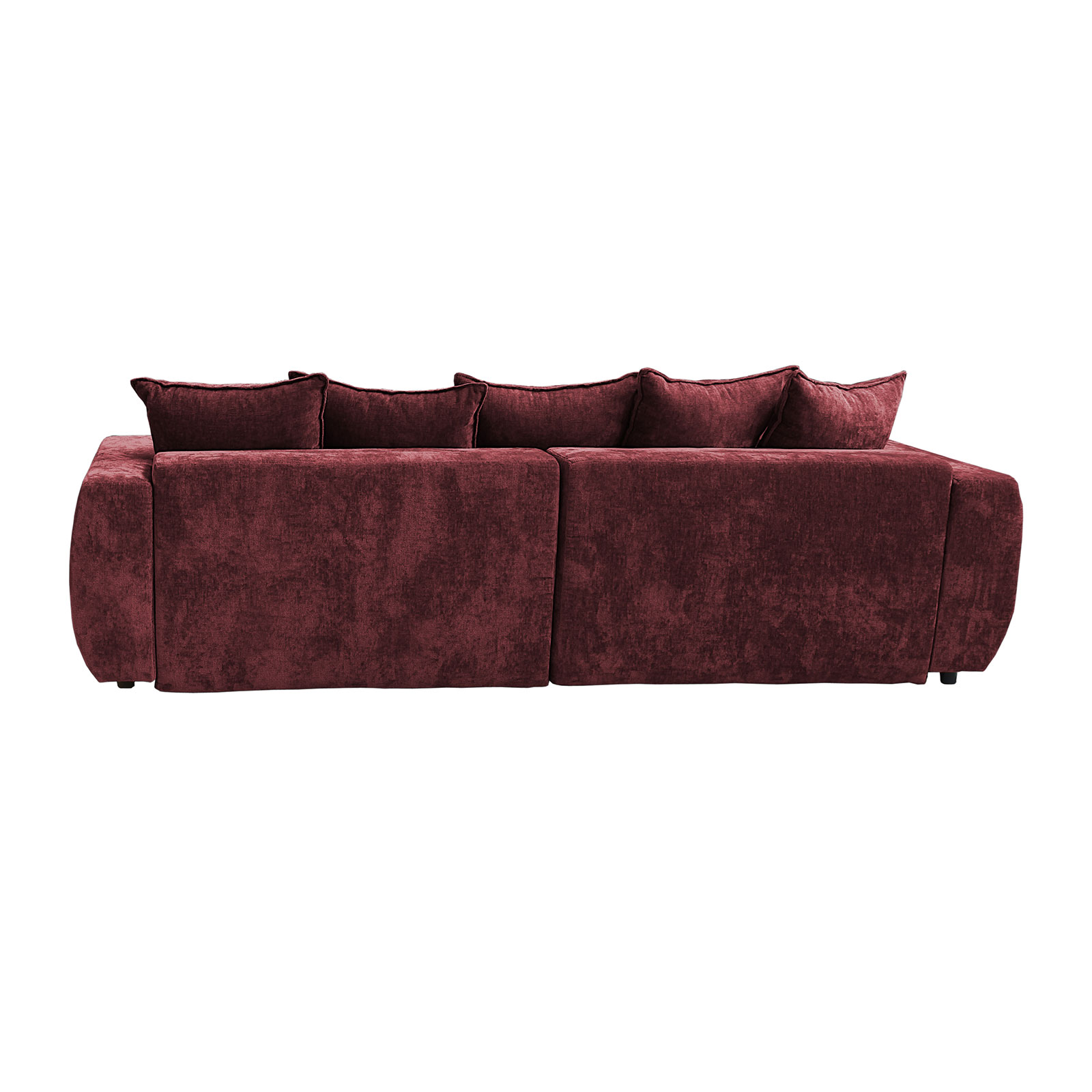 Big Sofa - bordeaux - Boxspringfederung - 292 cm