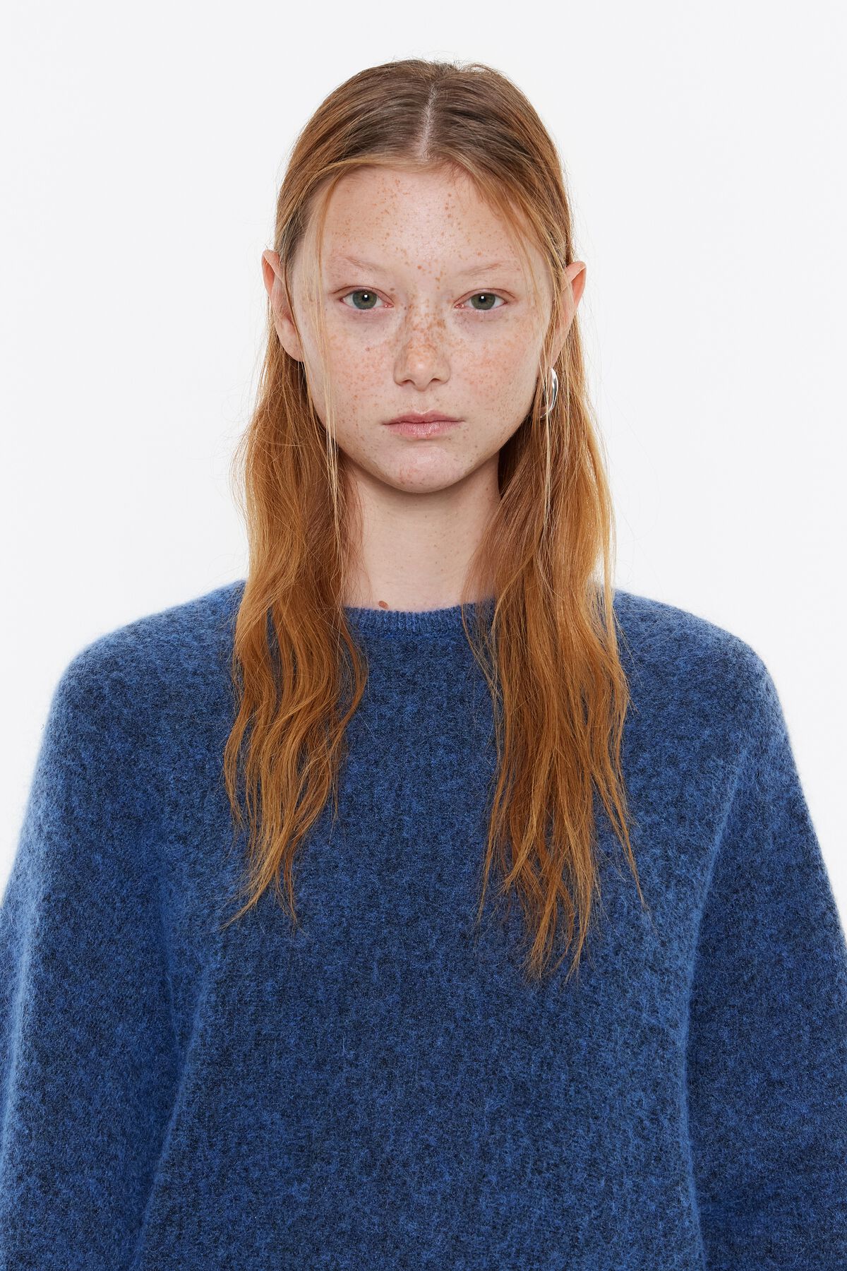 Jersey de mohair azul claro