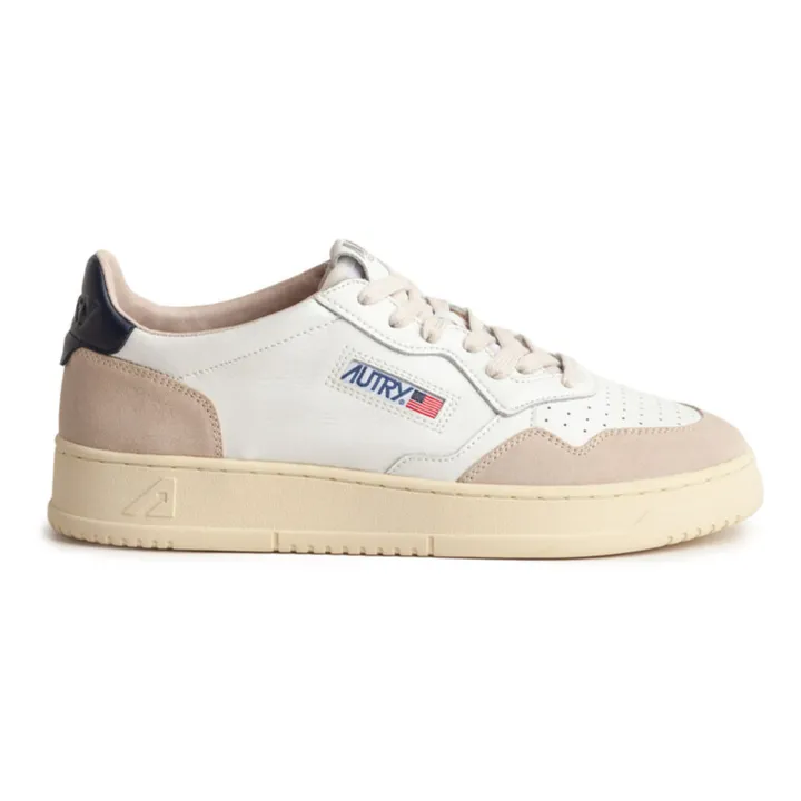 Autry Baskets Medalist Low Cuir/Suède | Bleu marine