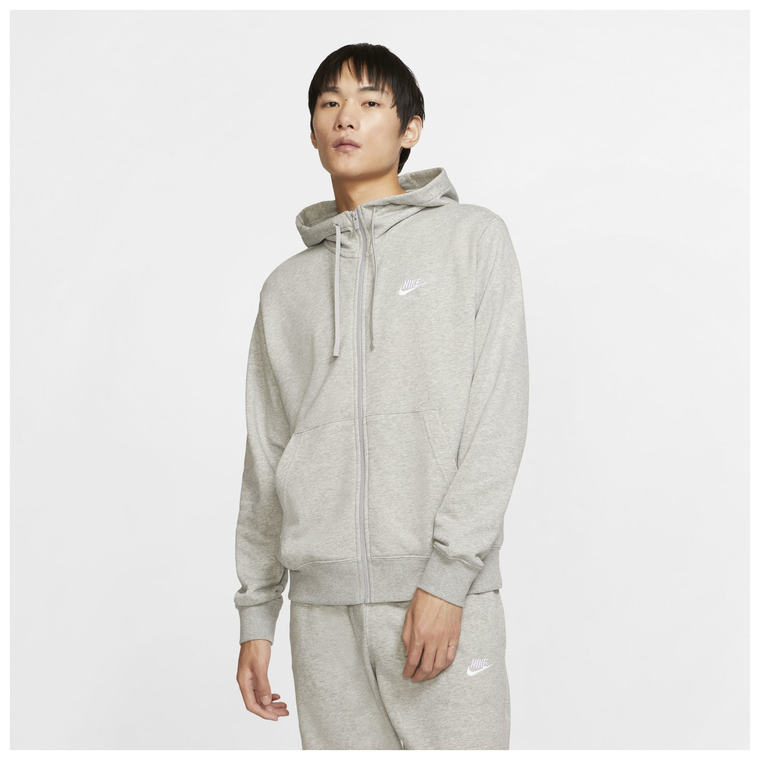 Nike M NSW CLUB HOODIE FZ FT