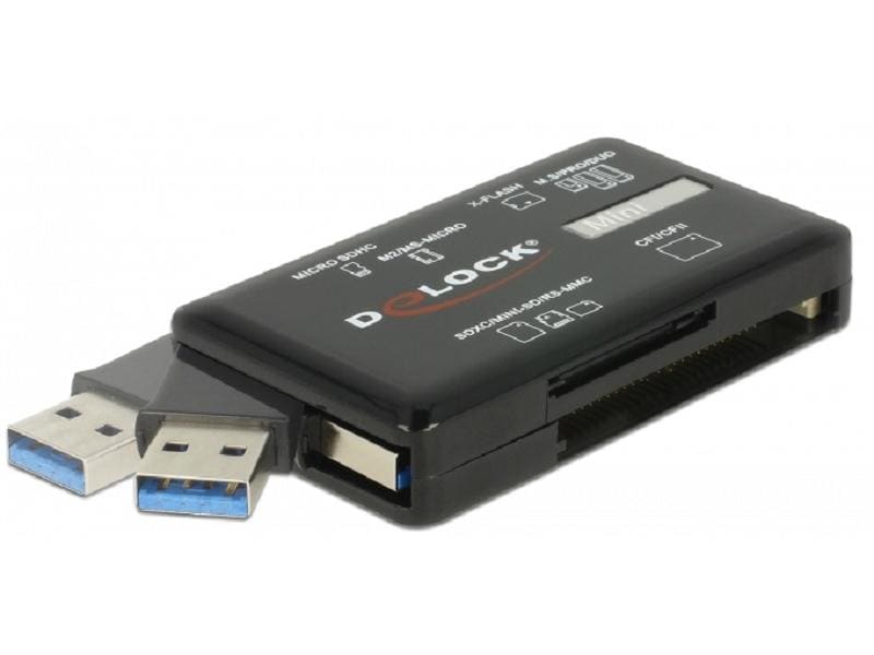Delock Card Reader Extern 91758 Externer Cardreader für verschiedene Speicherkartentypen