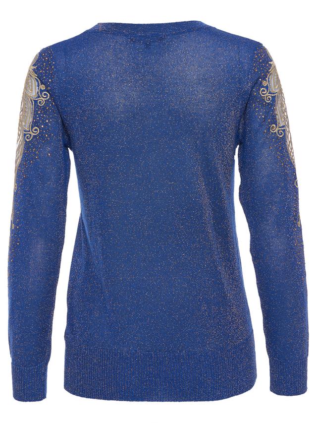 Lurexpullover Metallic Glam