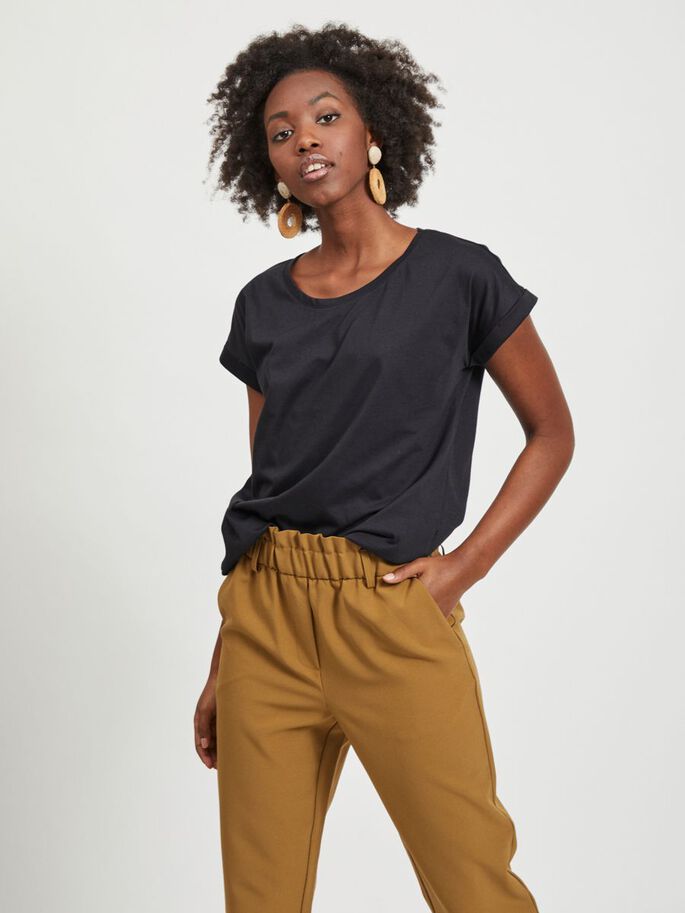 Vila  Vidreamers pure t-shirt - black