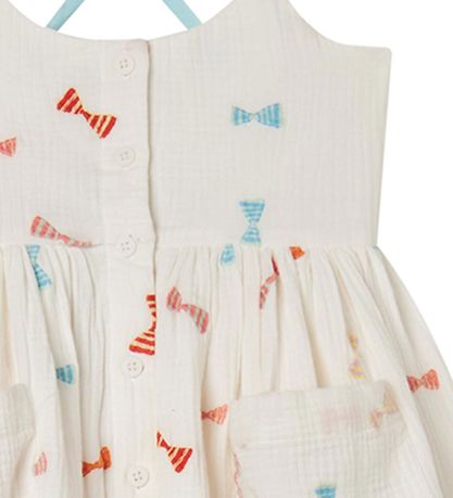 Stella McCartney Kids Kleid - Weiß m. Schleifen
