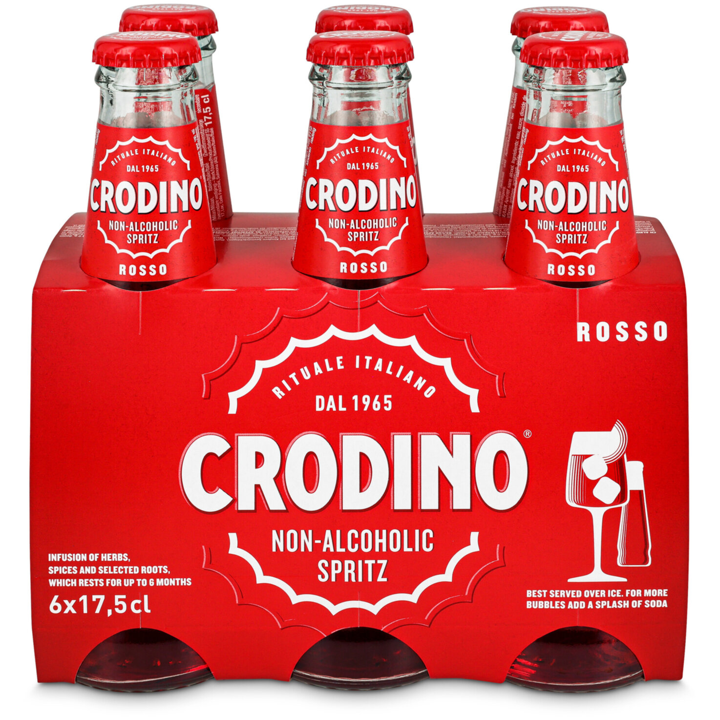Crodino Rosso alkoholfrei 6x17.5cl -105cl