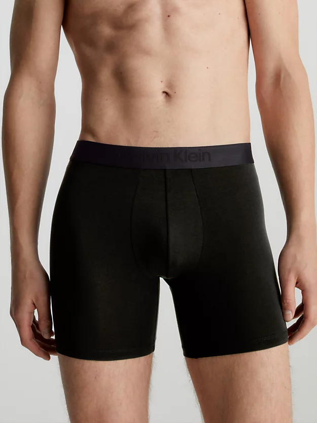 CK Black Pacote com 3 Cuecas Longas
