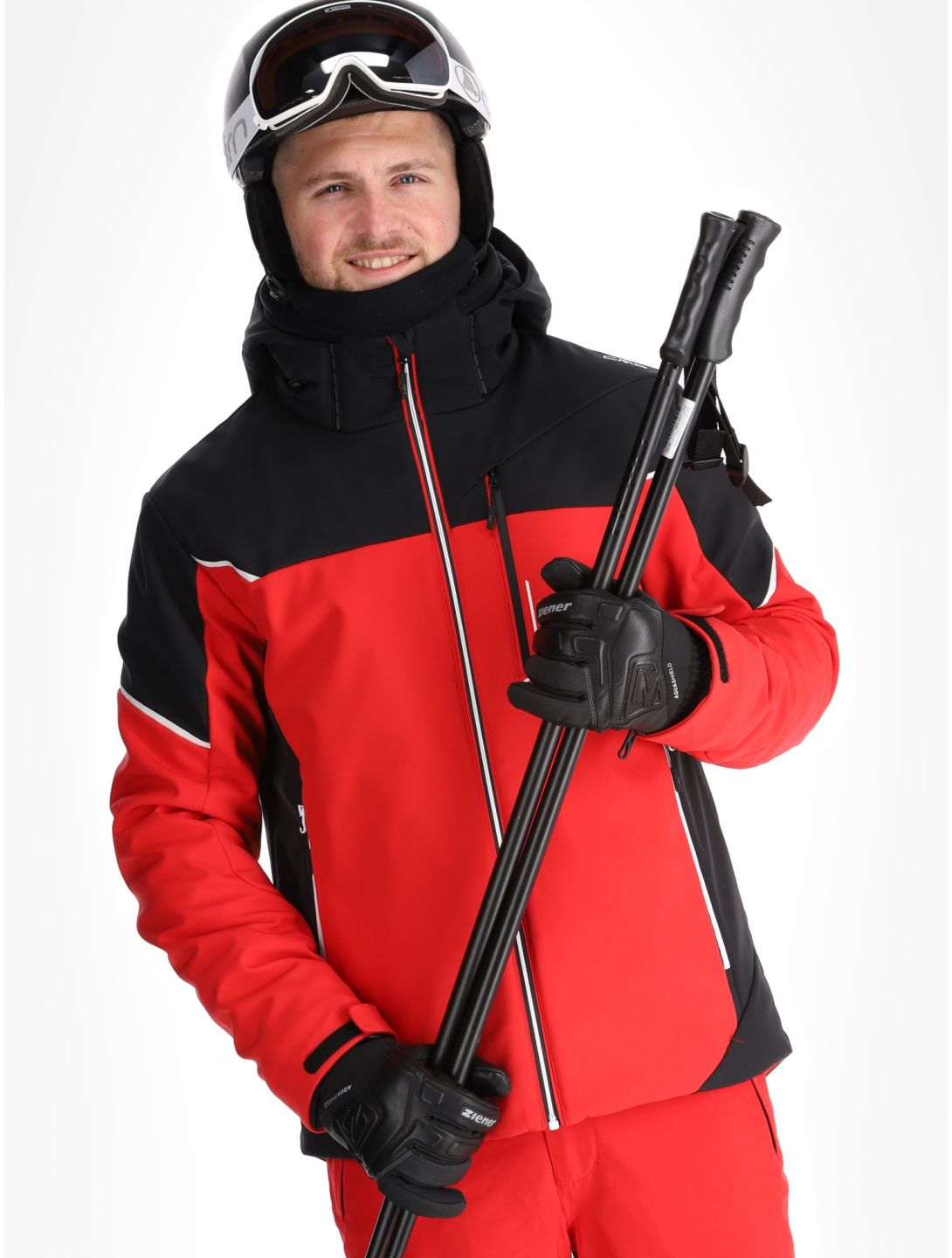 33W0897 softshell ski-jas heren