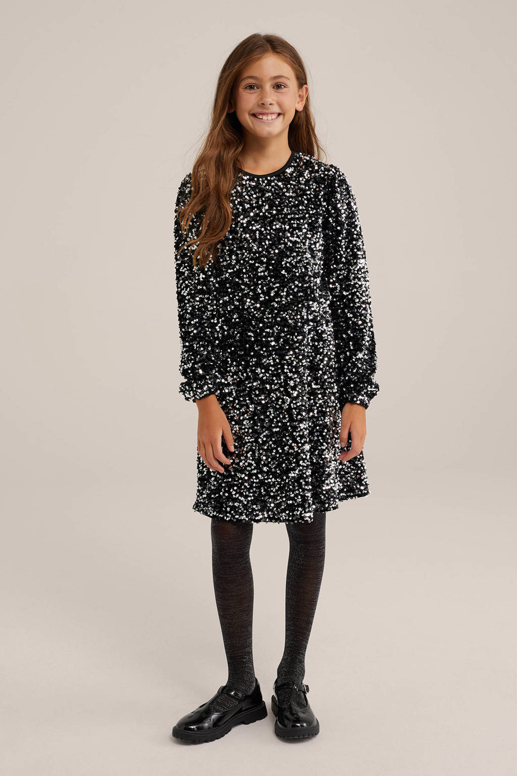 WE Fashion jurk zilver