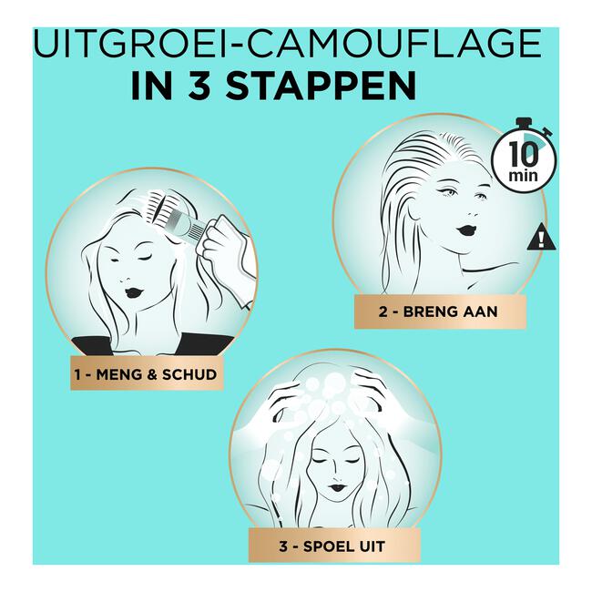 L'Oréal Paris Magic Retouch Permanente Haarverf 3 Donkerbruin