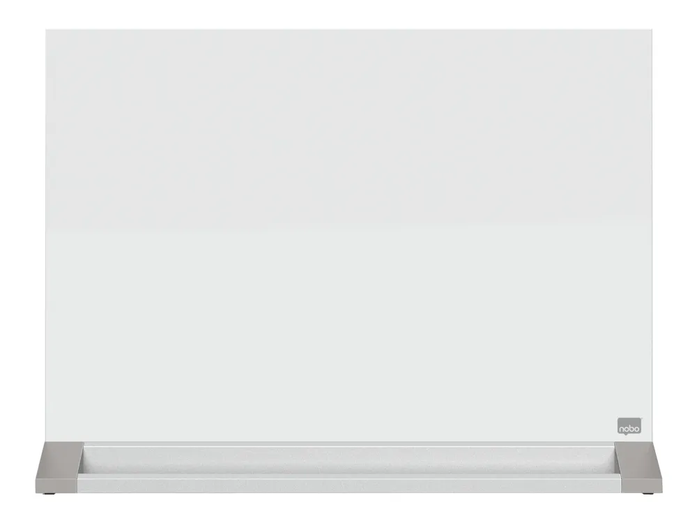 Nobo magnetisk skrivebords whiteboard med glasoverflade 585x447 mm Brilliant hvid