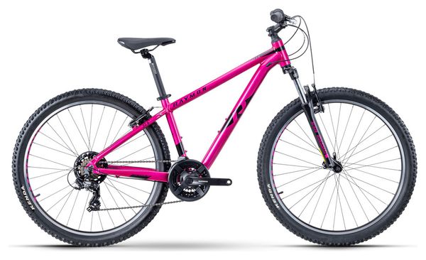 VTT Semi-Rigide Raymon SevenRay 1.0 Shimano Tourney 7V 27.5'' Rose / Noir