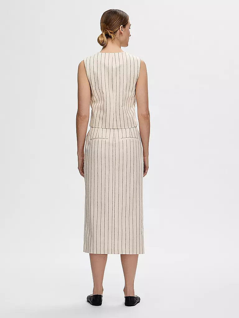 SELECTED FEMME Gilet SLFTANIA-HILDA creme