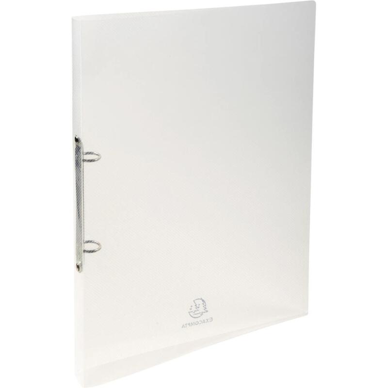 Classeur 2 anneaux plastifié Exacompta Crystal colours A4 - Dos 2 cm couleurs assorties