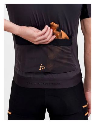 Maillot manches courtes Craft Pro Gravel Noir