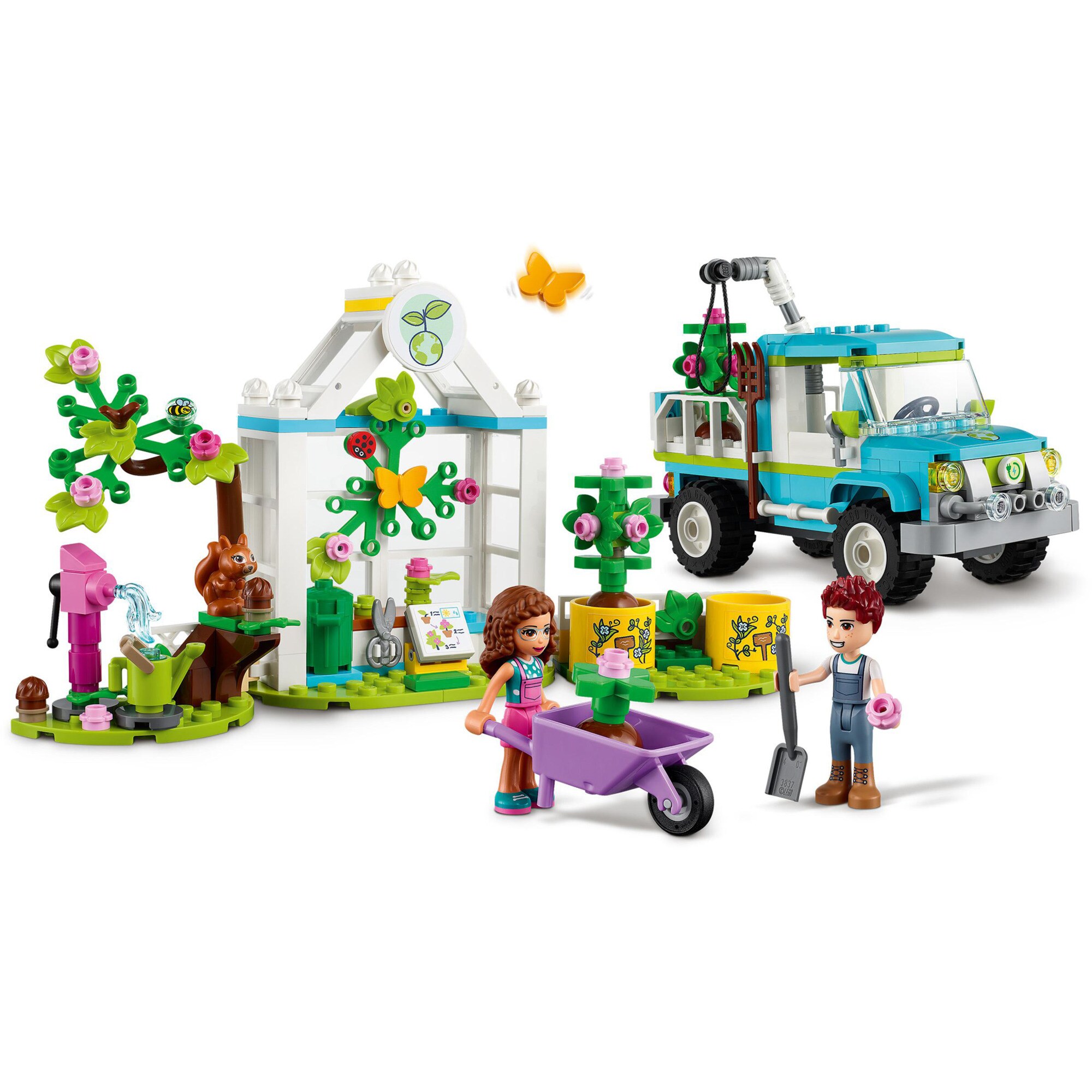 LEGO Konstruktionsspielzeug Friends Baumpflanzungsfahrzeug
