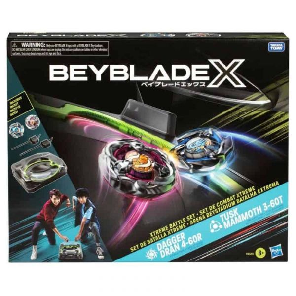 Hasbro Beyblade X | Set de Batalha Xtreme | Arena Beyblade X   2 Lançadores
