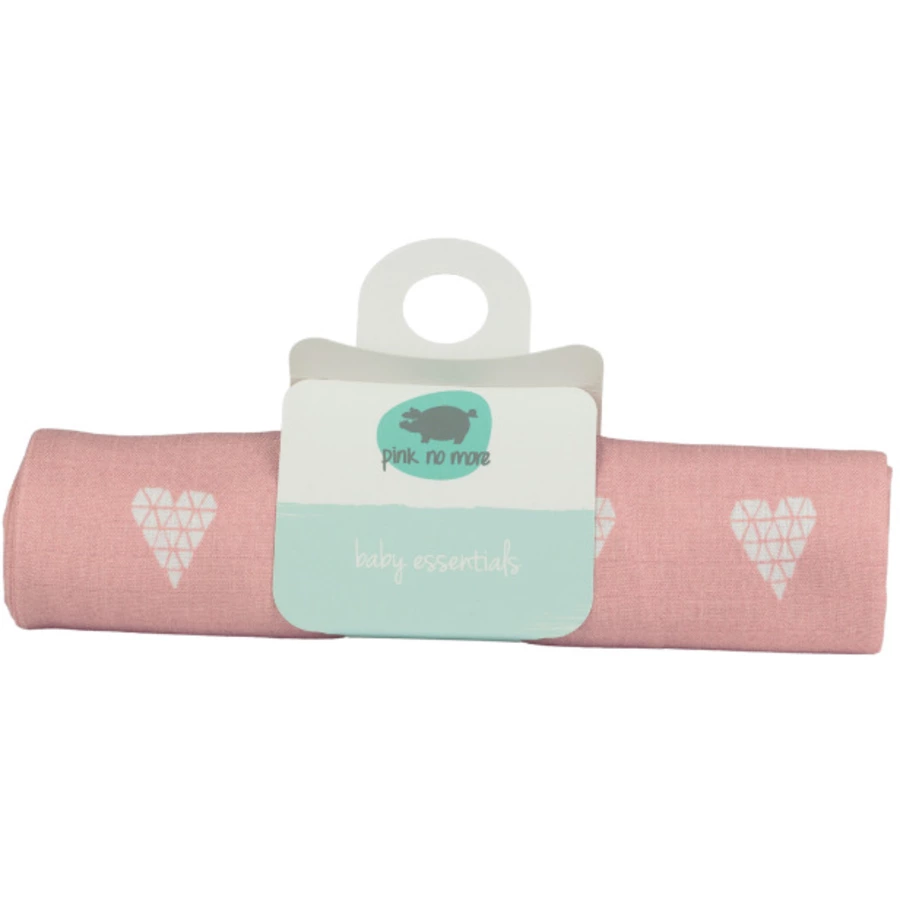 Pink No More Mull-Pucktuch Hell-Pink