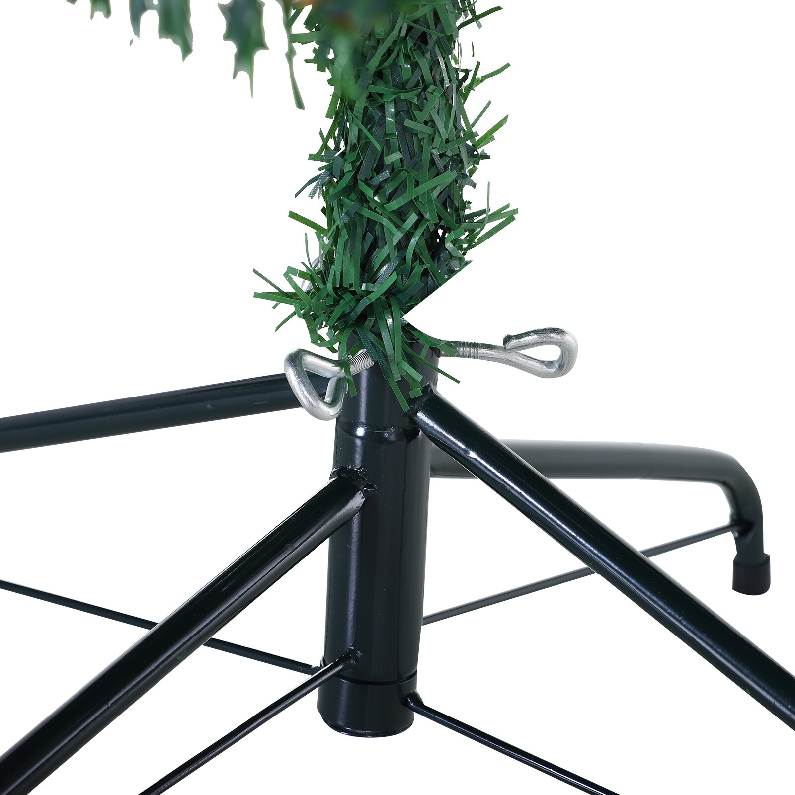 HOMCOM Künstlicher Weihnachtsbaum mit 1000 Spitzen und Standfuß grün 102 x 180 cm (ØxH)