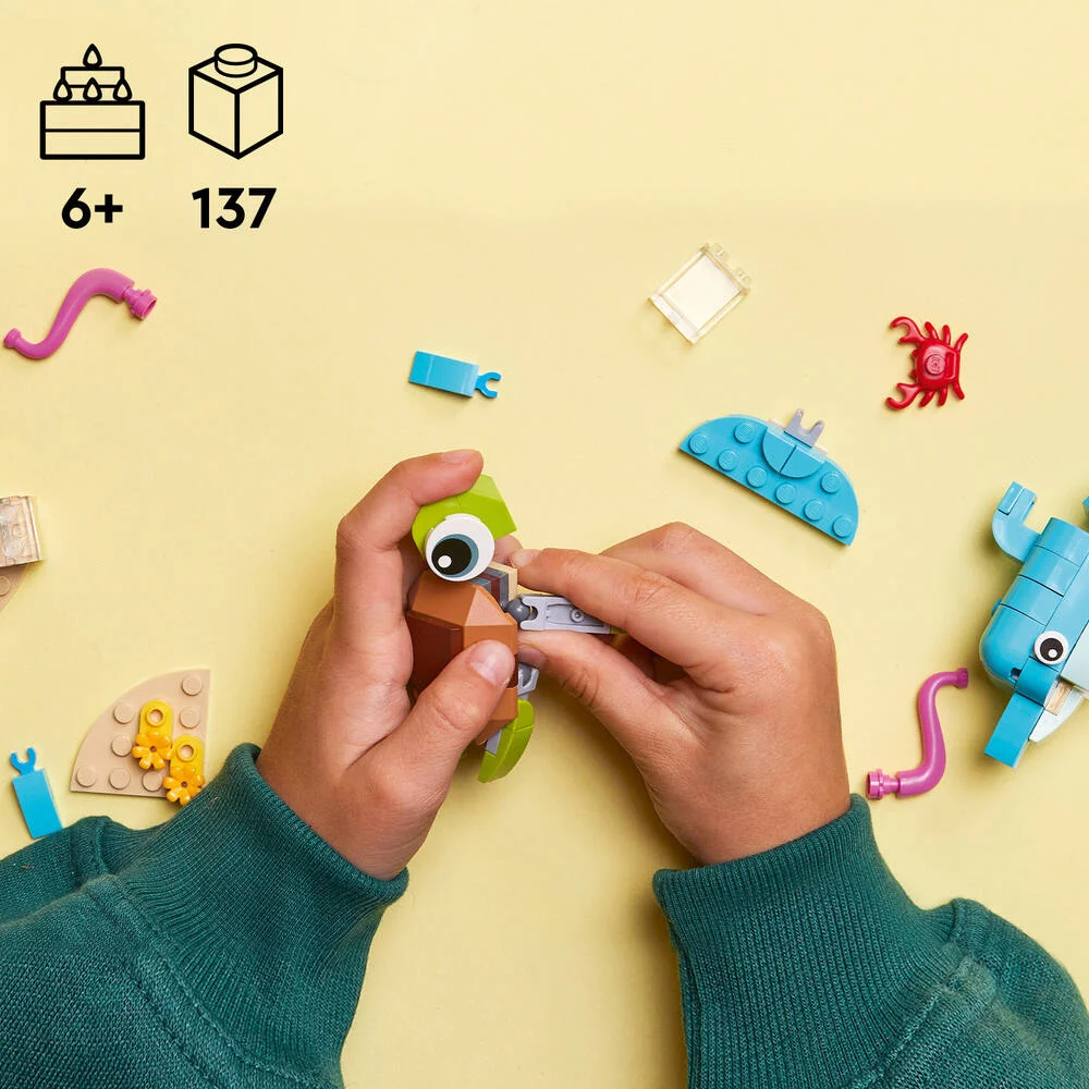 LEGO®CREATOR 31128 -LE DAUPHIN ET LA TORTUE